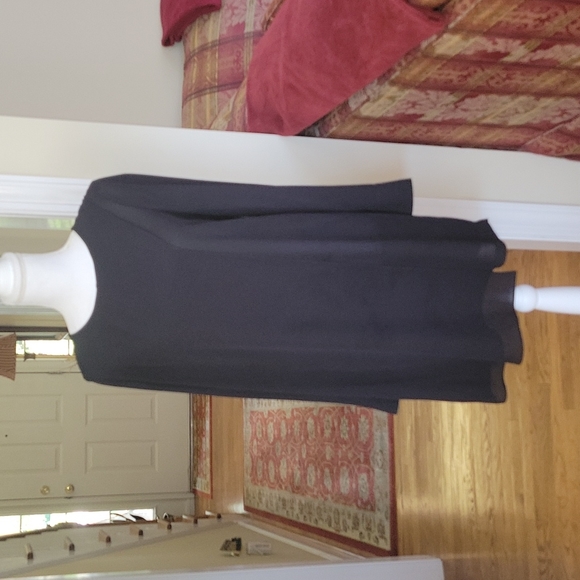 BCBGMAXAZRIA Ashton black chiffon shift dress XS - Picture 1 of 7
